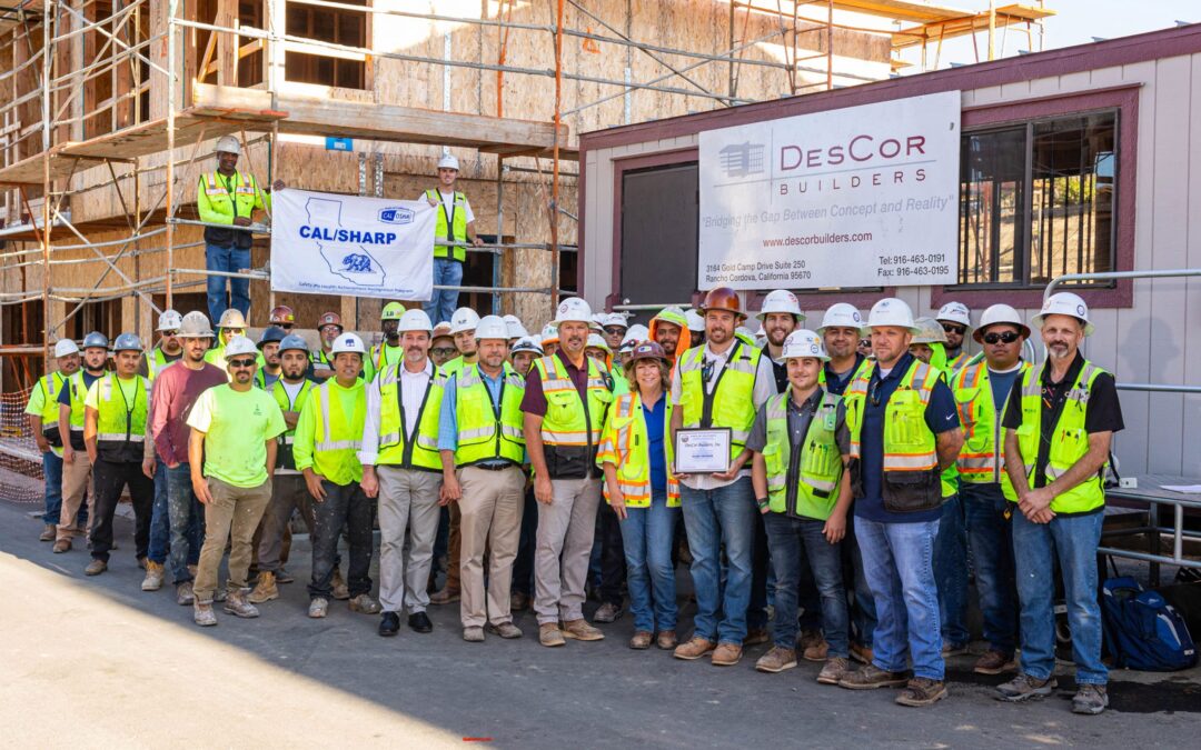 DesCor Builders Makes Worker Safety #1 Priority and Achieves SHARP Status